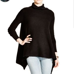 Free people Turtle Neck Swing Sweater/top